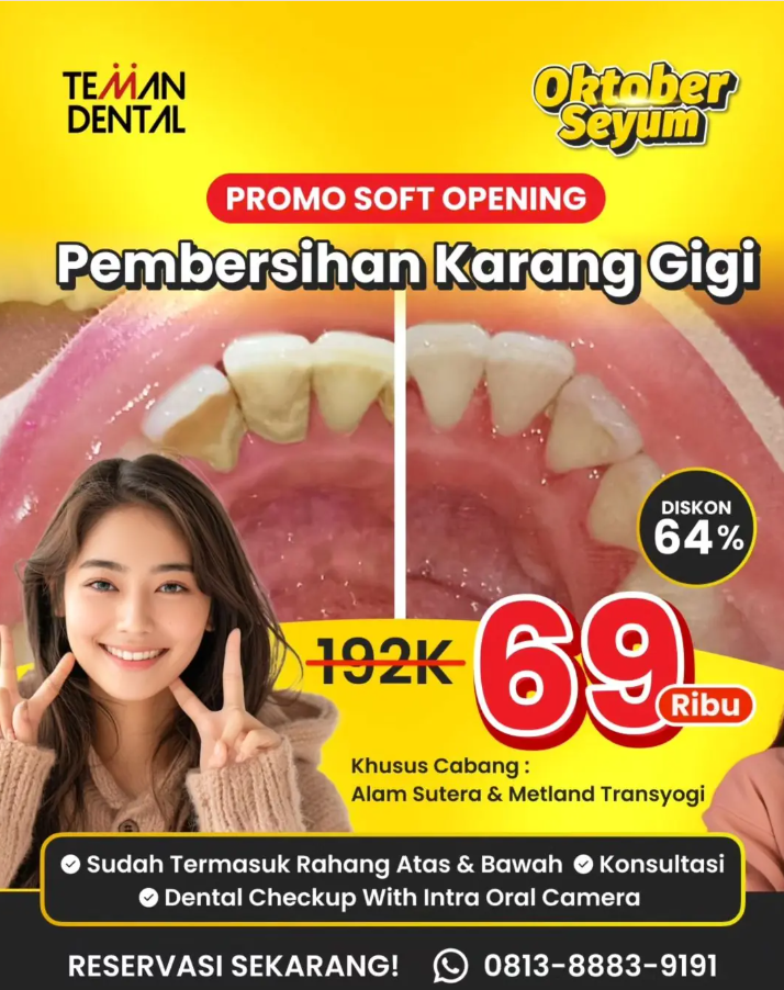 Promo Pembersihan Karang Gigi